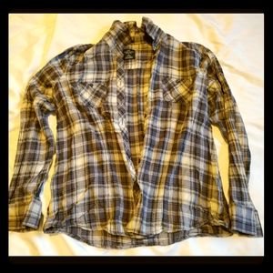 Soft Flannel Button Down Women's Size Medium